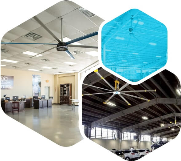 Small HVLS Fans for Residential and Commercial Use