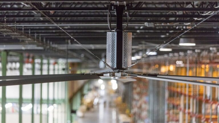 How HVLS Fans Support Indoor Air Quality & Worker Health