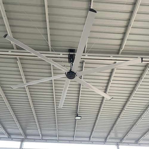 Big diameter HVLS ceiling fan for factory ventilation