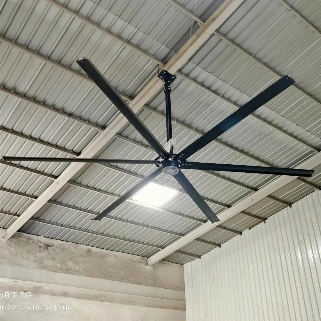 Commercial HVLS fan for shopping mall cooling solution