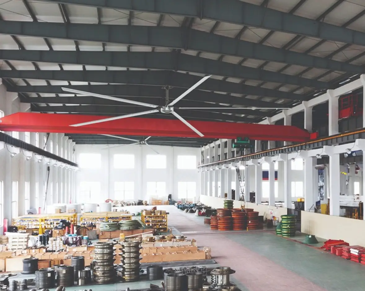 Industrial ceiling fan vs HVLS fan comparison