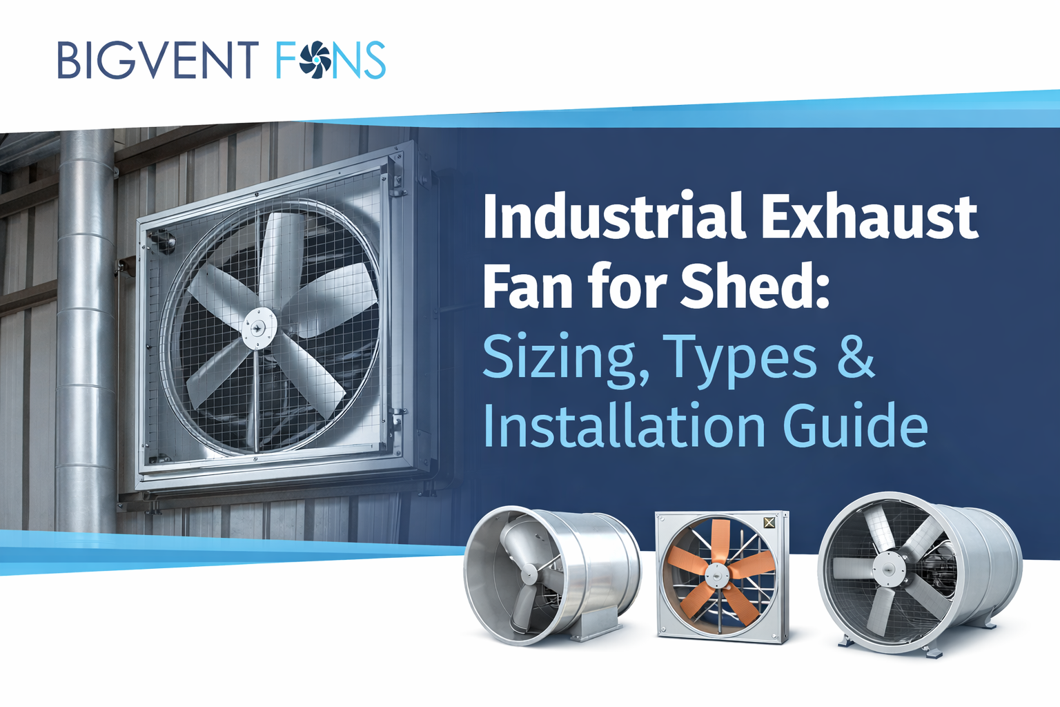 Industrial Exhaust Fan for Shed: Sizing, Types & Installation Guide