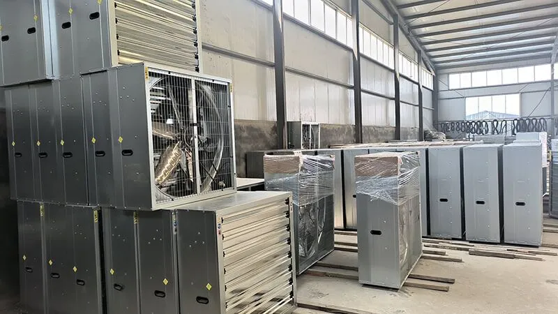 Ventilation fan for industrial shed