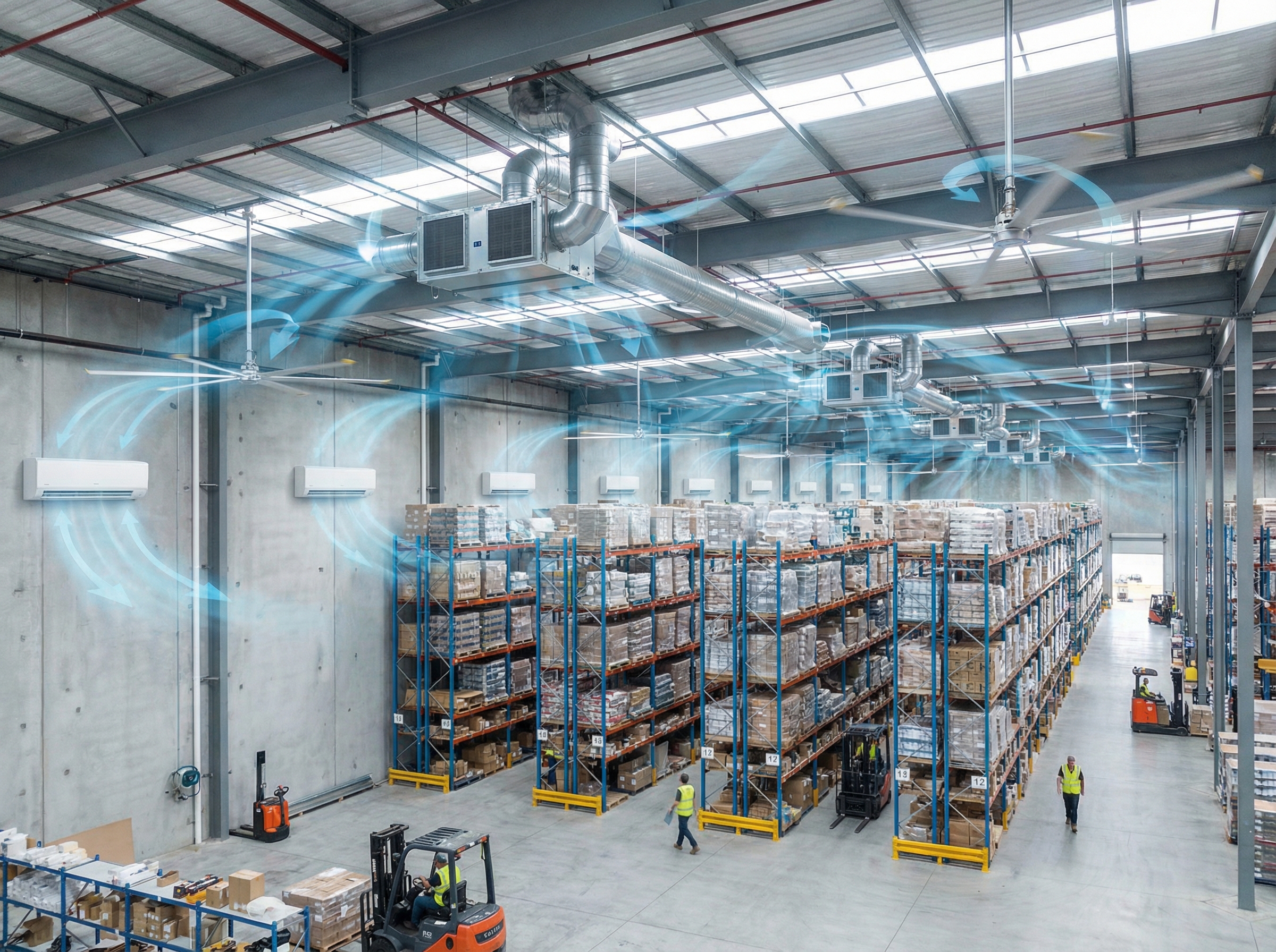 How Engineers Calculate Airflow Requirements for Warehouses